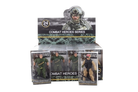 Figurka vojáka se zbraní 9 cm