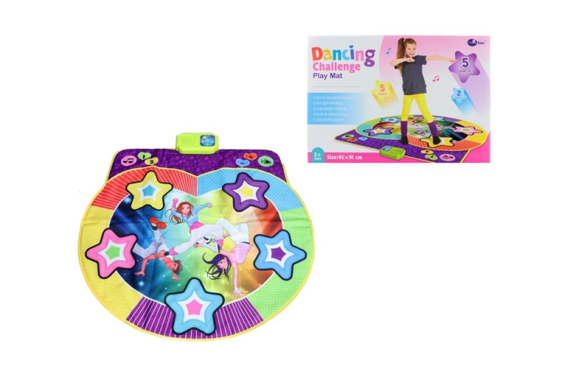Taneční koberec s hudbou na baterie