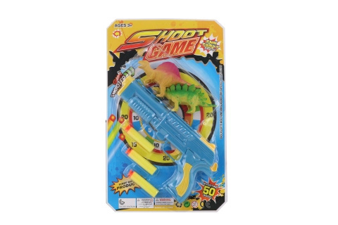 Pistole s pěnovými náboji a dinosaury