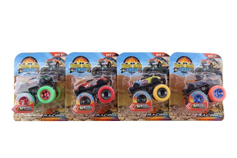 Terénní auto se setrvačníkem