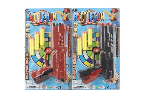 Plastová pistole s pěnovými náboji pro děti