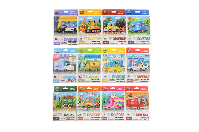 Puzzle doprava 20 dílků