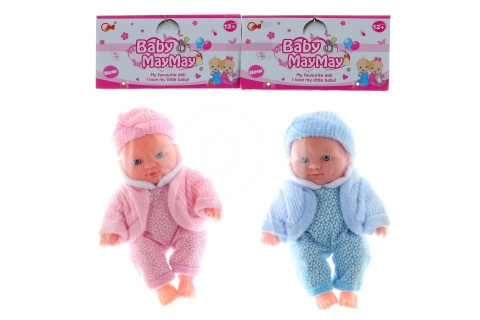 Miminko v zimním oblečení 20 cm v sáčku