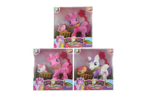 Sada jednorožců s košíčkem