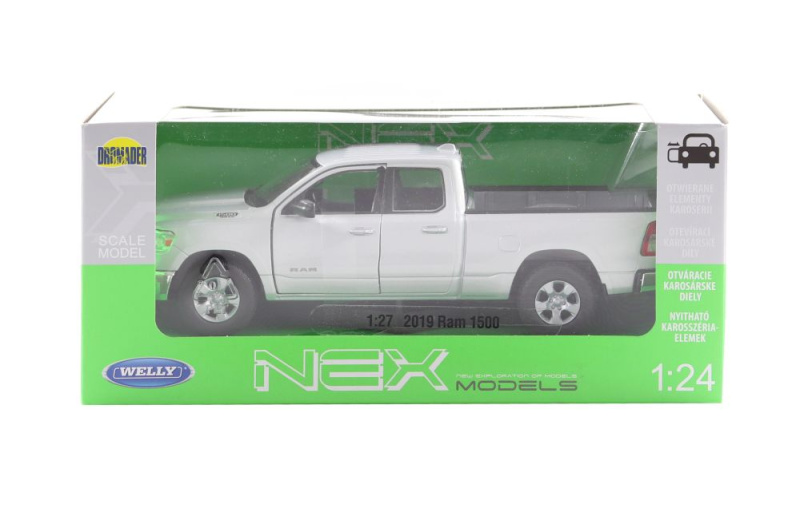 Model auta Ram 1500 kovovo-plastový 1:24