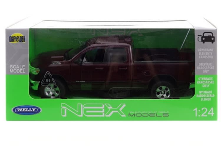 Model auta Ram 1500 kovovo-plastový 1:24