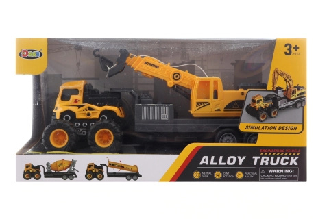 Auto tahač s jeřábem