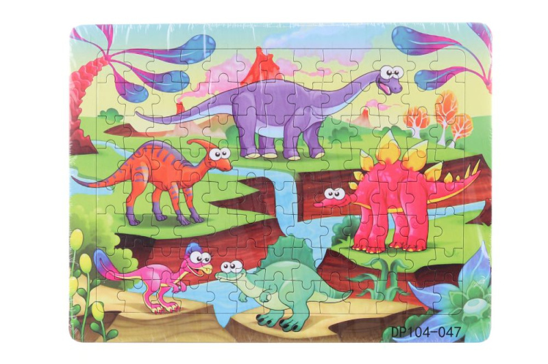 Puzzle dinosauři 104 dílků