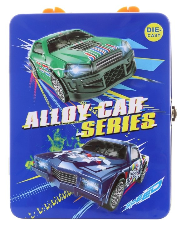 Box plechový na autíčka