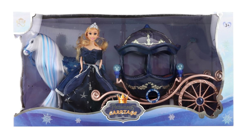 Kůň s kočárem na baterie