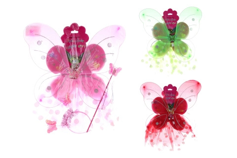 Dětská vílí sada s křídly, sukýnkou a doplňky