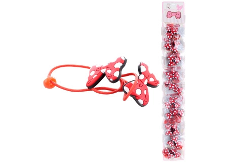 Gumičky do vlasů s mašličkou – sada 2 ks