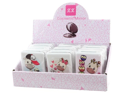 Kapesní zrcátko s motivem žirafy, 6 druhů