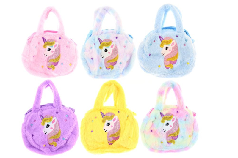 Plyšová kabelka jednorožec s popruhem