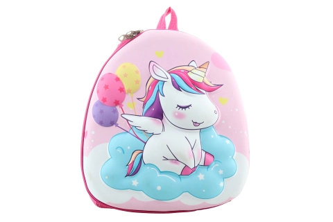 Dětský batoh s motivem jednorožce, růžový