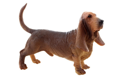 Plastová figurka baseta