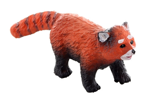 Figurka panda červená plastová