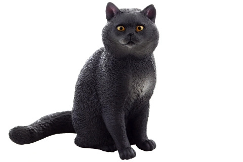 Plastová figurka kočky pro děti a sběratele