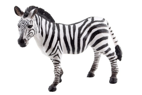 Plastová figurka zebra