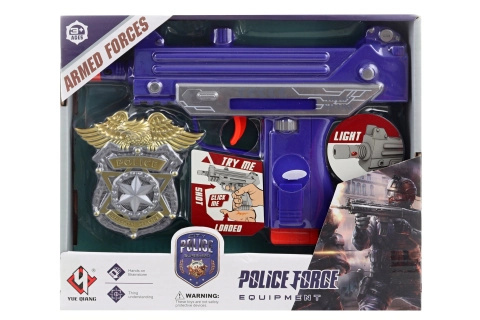 Svítící a zvuková dětská pistole na baterie