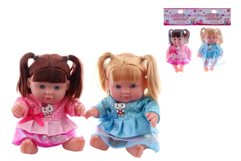 panenka v sáčku s culíčky, 20 cm