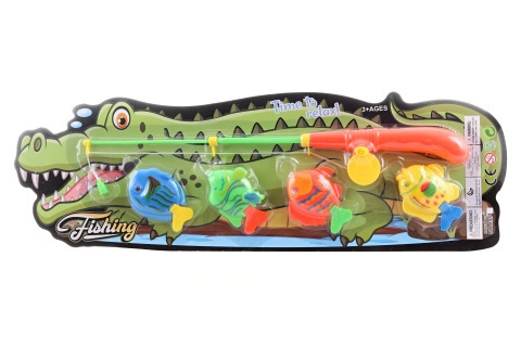 Rybičky s prutem na magnet