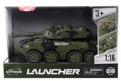Interaktivní hračka Tank na baterie pro děti