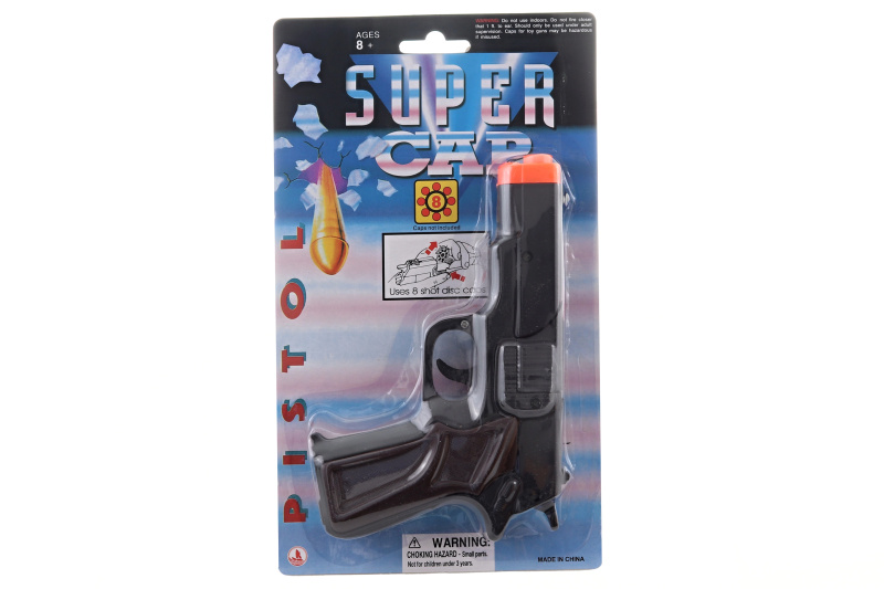 Pistole na kapsle černá