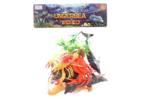 Sada mořských zvířátek v sáčku