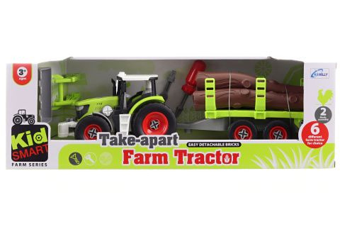 Šroubovací traktor s vlekem