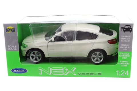 Kovový model BMW X6 1:24 s otevíracími díly