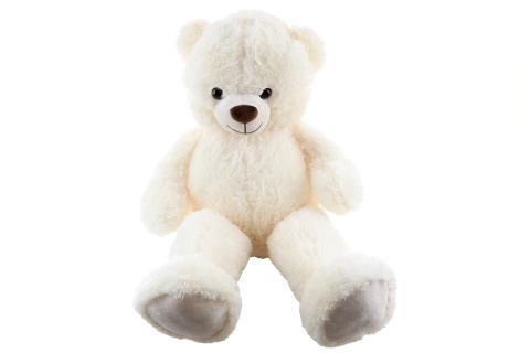 plyšový medvěd bílý 90 cm