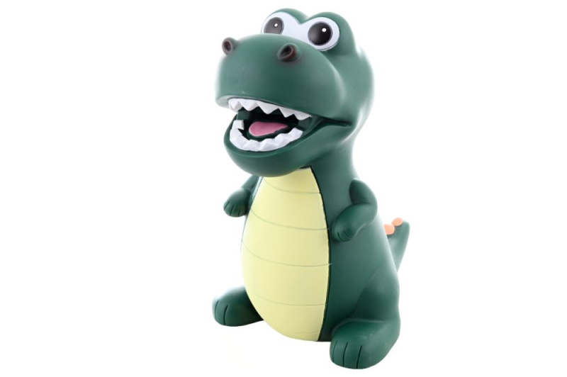 Pokladnička dinosaurus – plastová dětská kasička