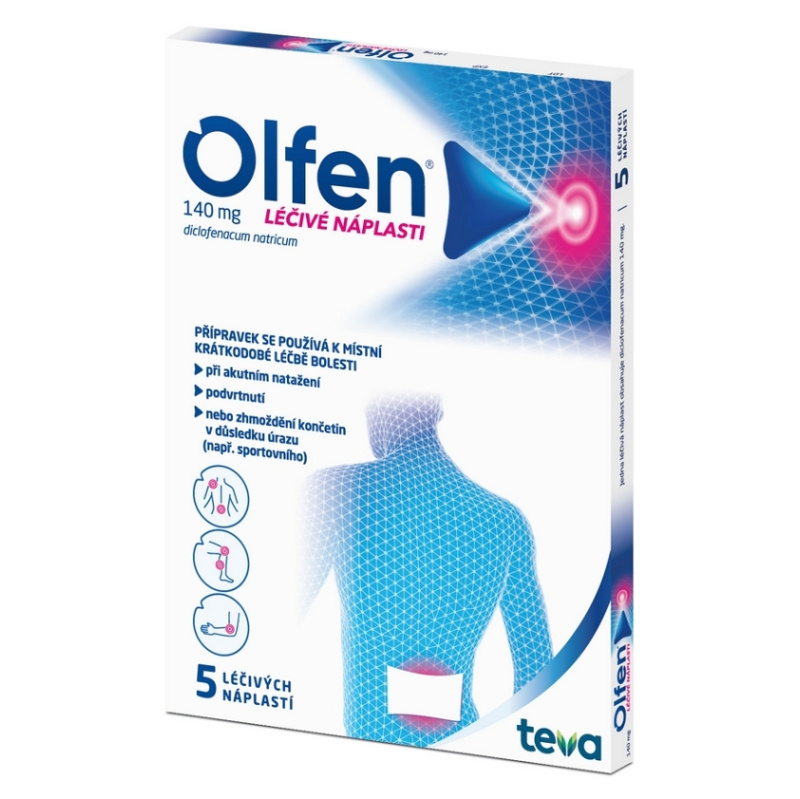 OLFEN 140MG Léčivá náplast 5
