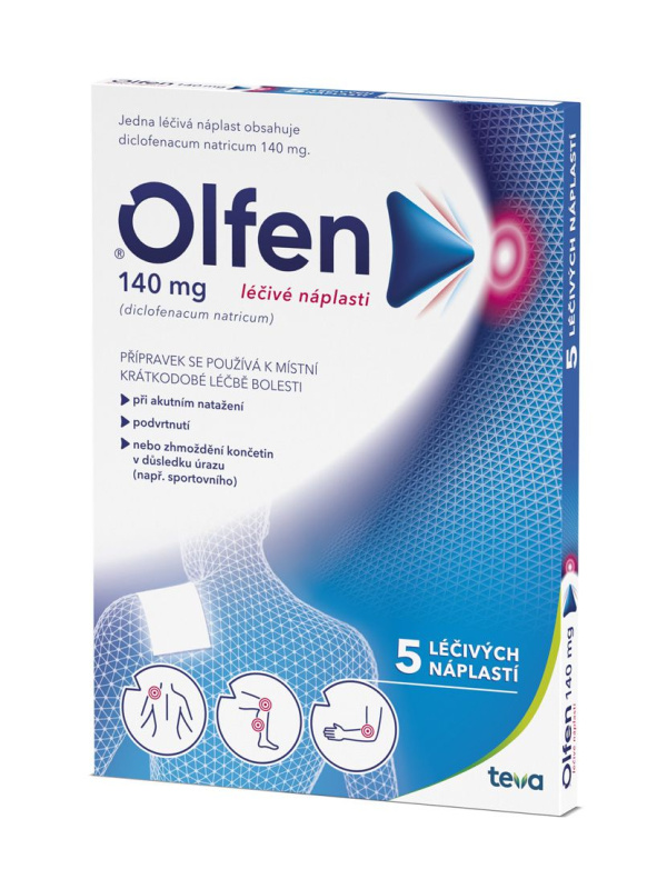 OLFEN 140MG Léčivá náplast 5