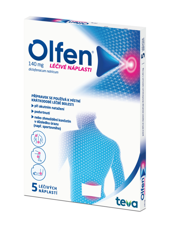 OLFEN 140MG Léčivá náplast 5