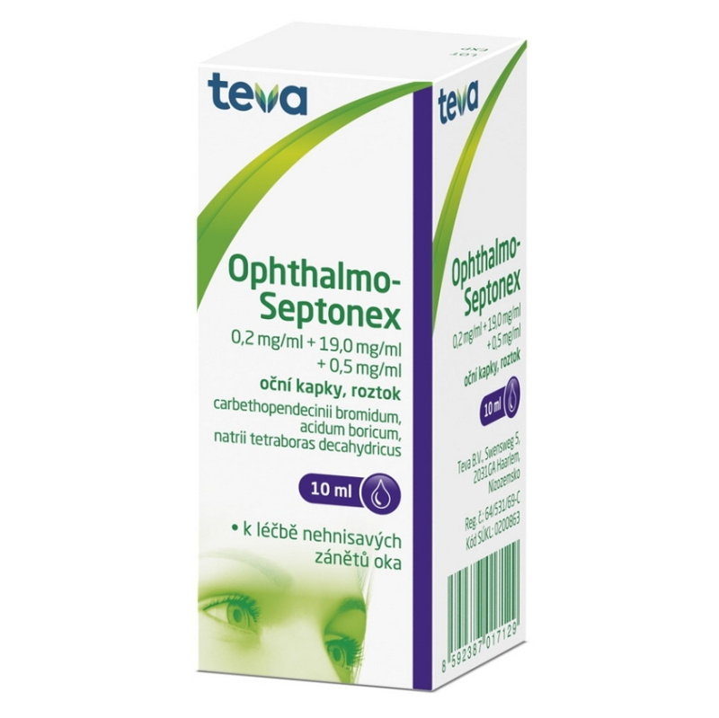 OPHTHALMO-SEPTONEX Oční kapky, roztok 1X10ML