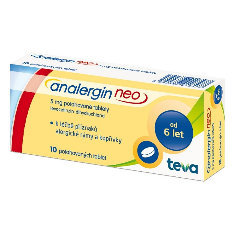 ANALERGIN NEO 5MG Potahovaná tableta 10