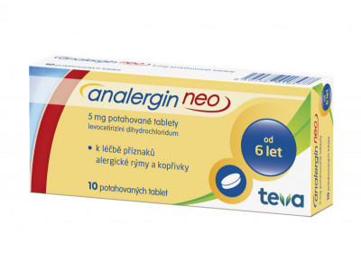 ANALERGIN NEO 5MG Potahovaná tableta 10