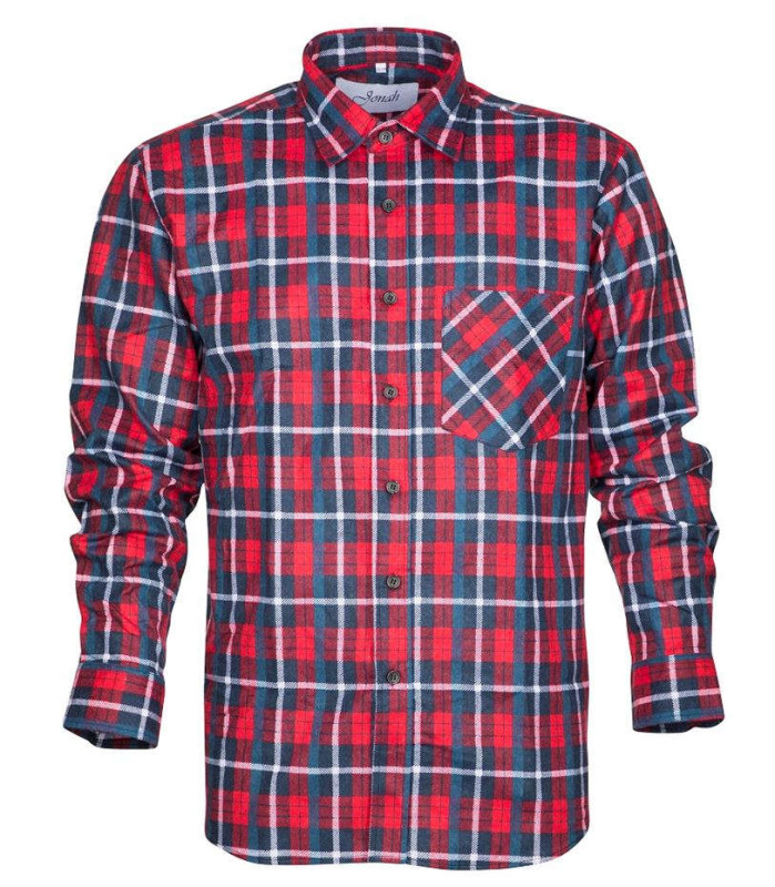 Flanelová košile JONAH, červená vel.2XL