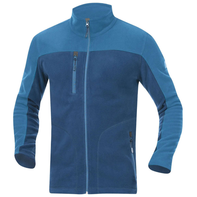 Mikina fleece MICHAEL pánská, modrá vel.M