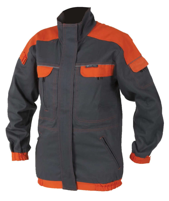Dámská blůza COOL TREND šedo-oranžová vel.2XL