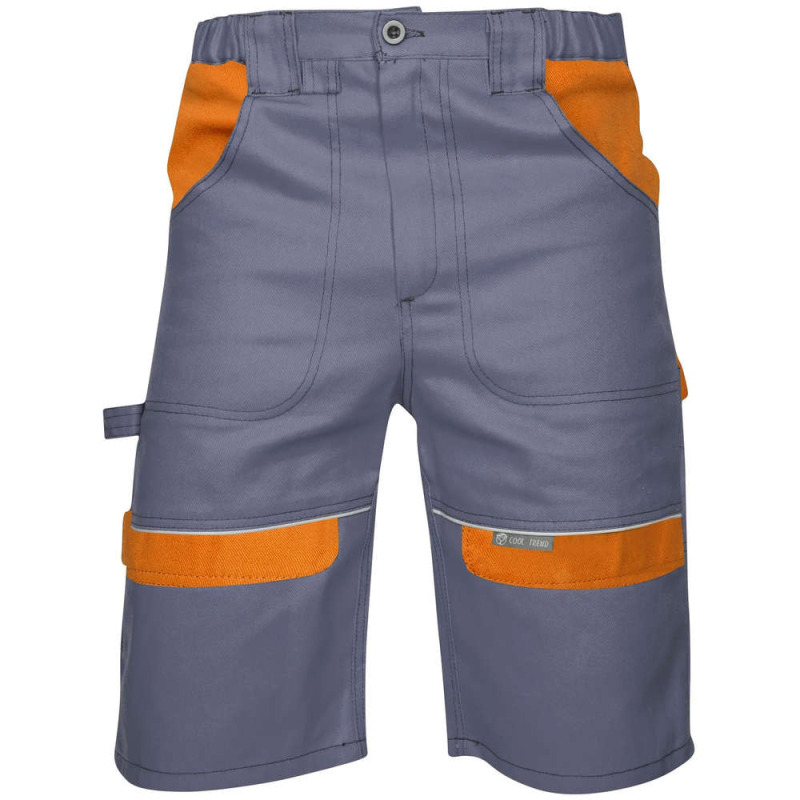 Kraťasy COOL TREND šedo-oranžové vel.48