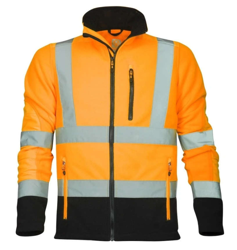 SIGNAL výstražná fleecová mikina oranžová vel.3XL