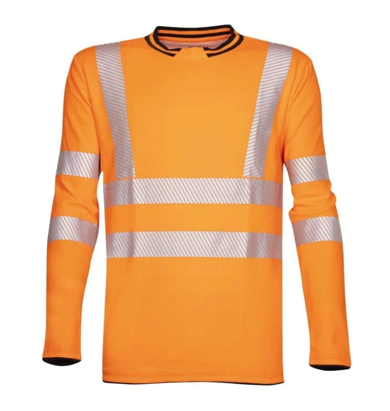 Tričko s dlouhým rukávem SIGNAL oranžové vel.L