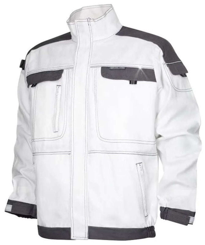Blůza COOL TREND bílo-šedá vel.4XL
