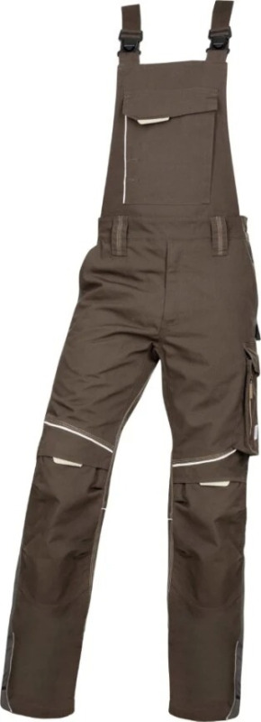 Kalhoty s laclem URBAN hnědé vel.60