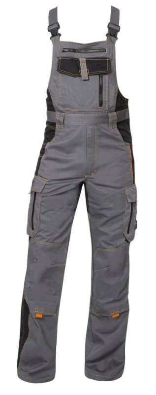 Kalhoty s laclem  VISION zkrácené 170cm šedá vel.2XL