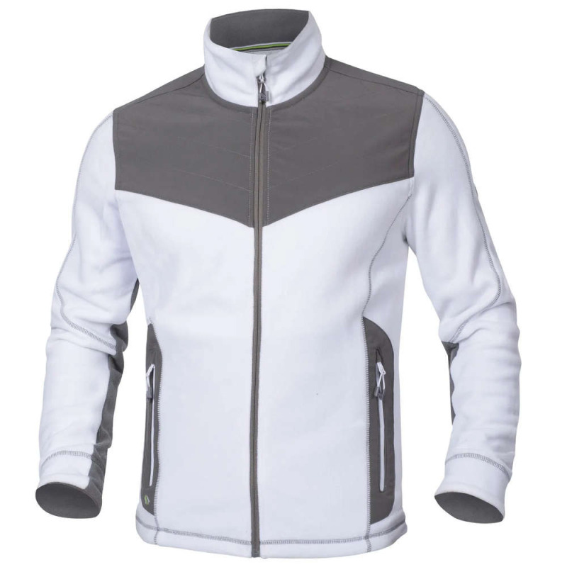 Mikina SoftFLEECE COMBO bílá vel.L