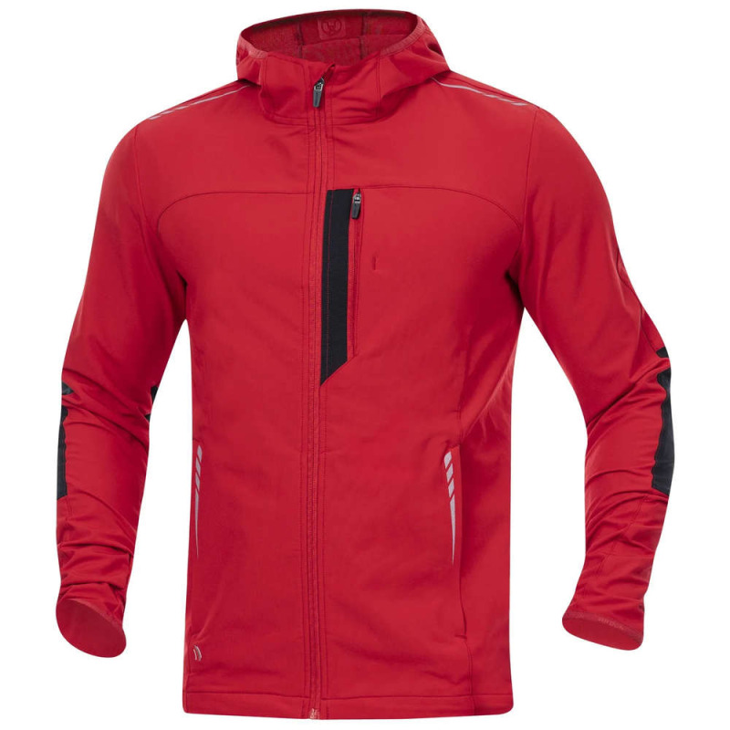 Softshellová bunda BREEFFIDRY STRETCH červená vel.XL